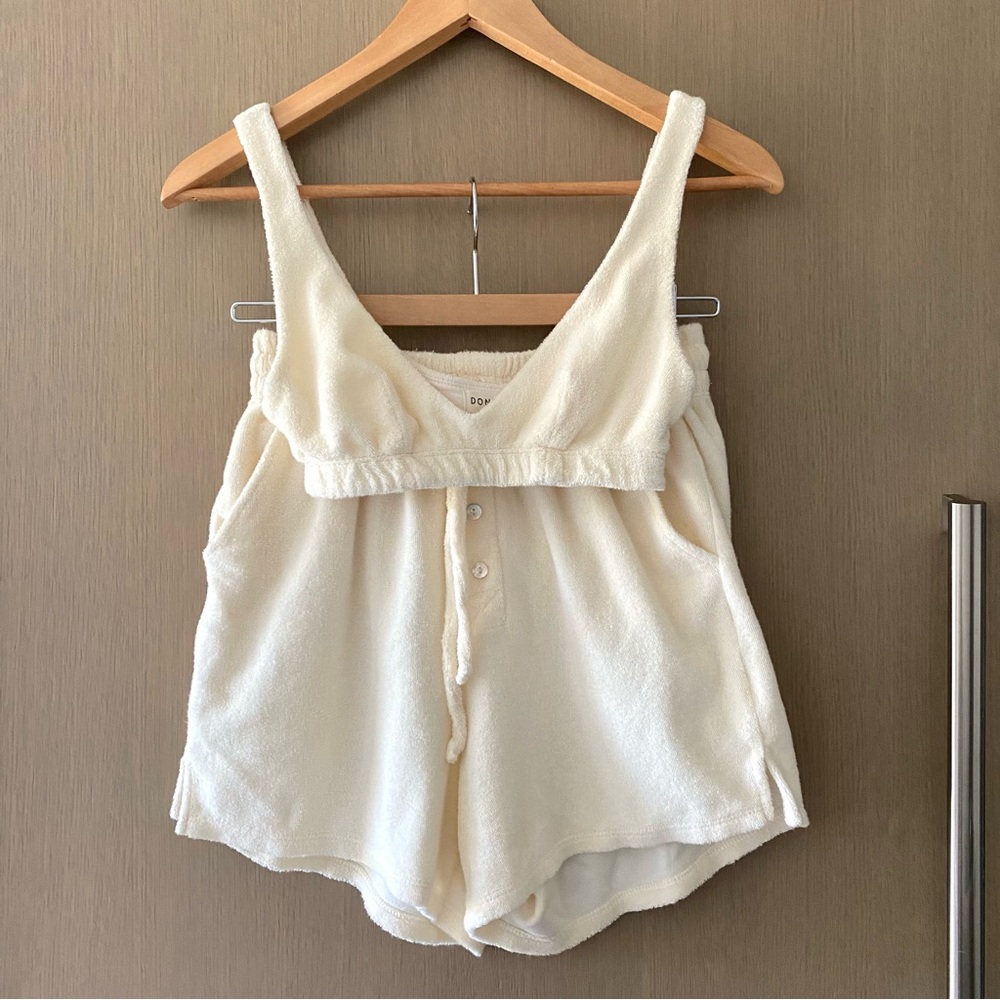 Donni terry bralette and shorts SET - Picture 4 of 16